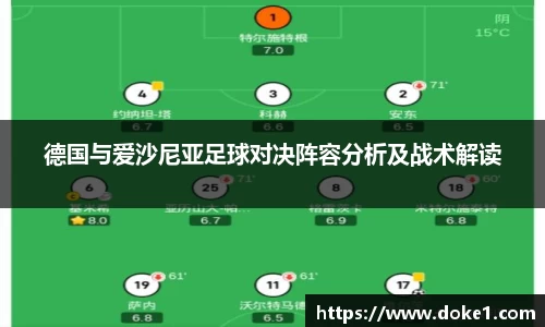 德国与爱沙尼亚足球对决阵容分析及战术解读