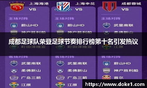 成都足球队荣登足球节奏排行榜第十名引发热议